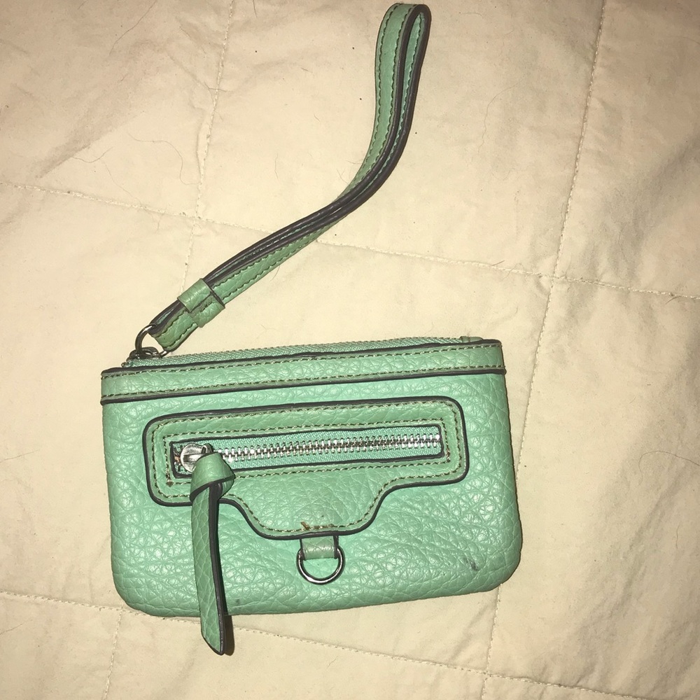 Nine West Teal Wristlet